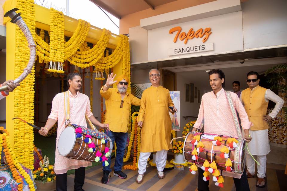 Dhol Haldi Entry