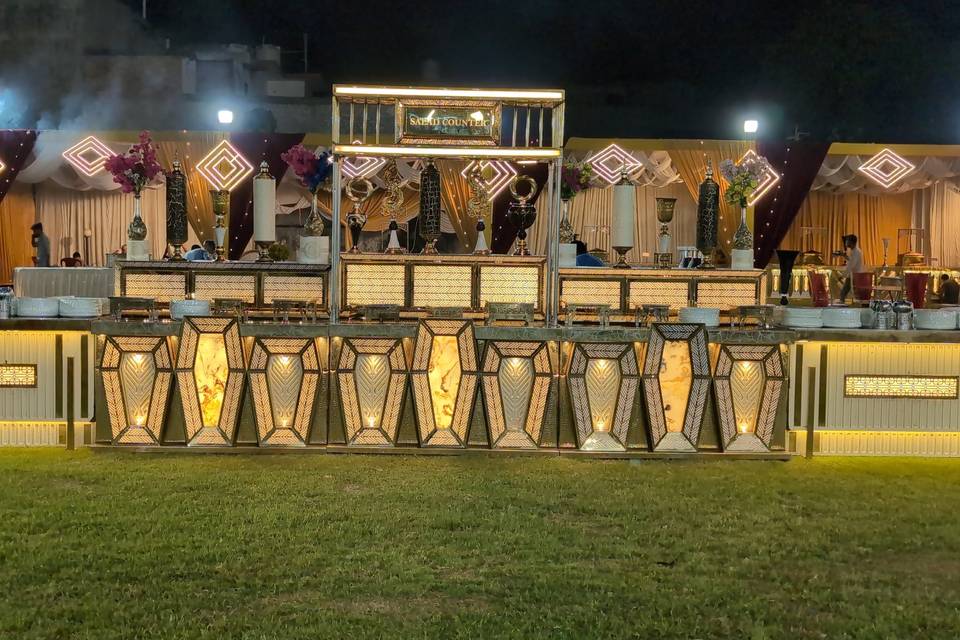 Catering setup