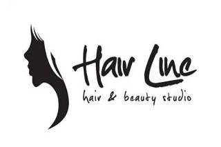 Hair line hair & beauty studio logo