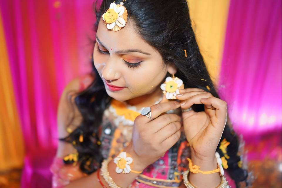 Bride Haldi Photography