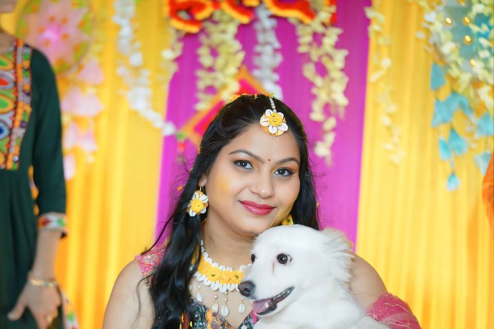 Bride Haldi Photography