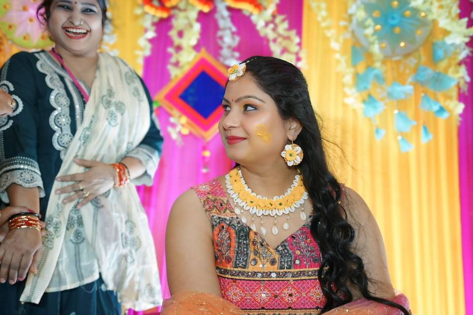 Bride Haldi Photography