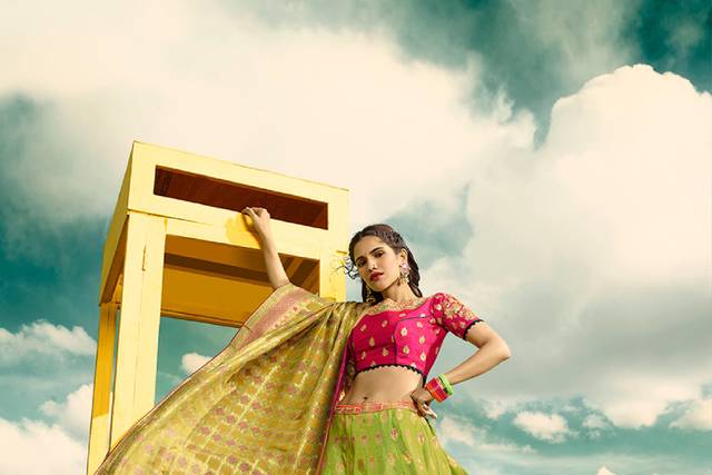 Banarsi Weaves Lehenga