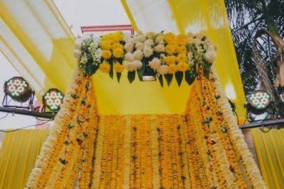 Haldi stage