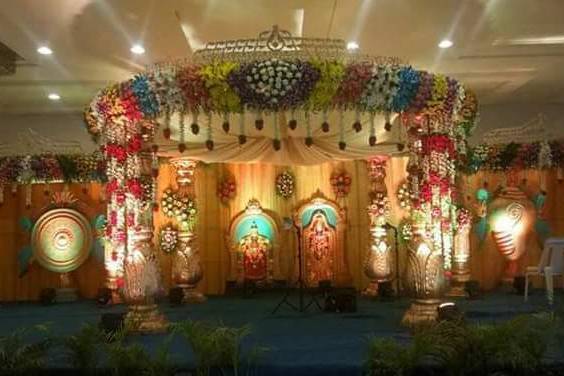 SRI Venkateswara Flower Decoration