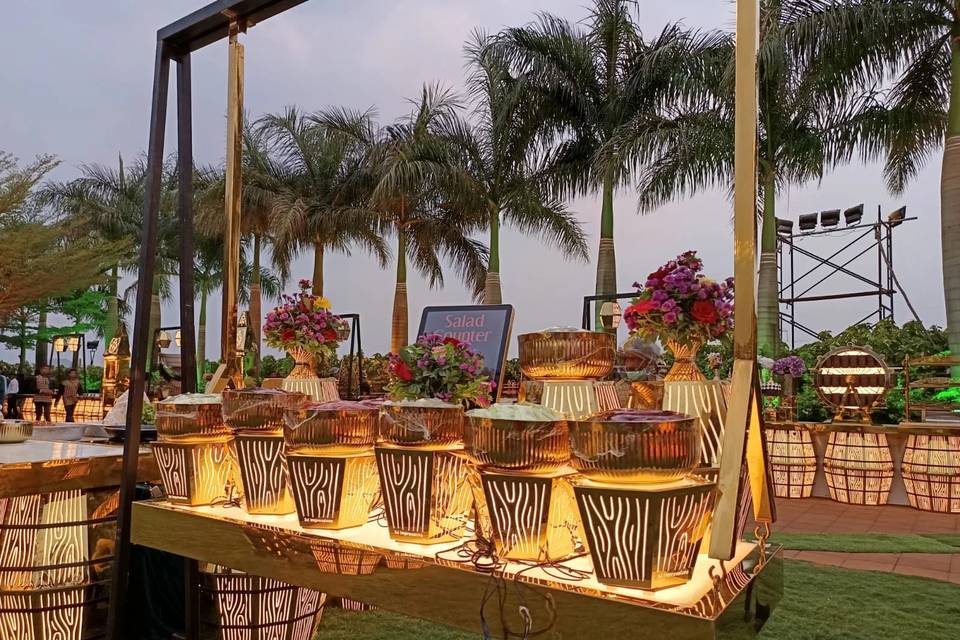 Catering setup