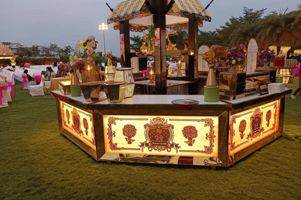 Catering setup