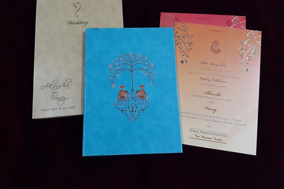 Wedding invitation card