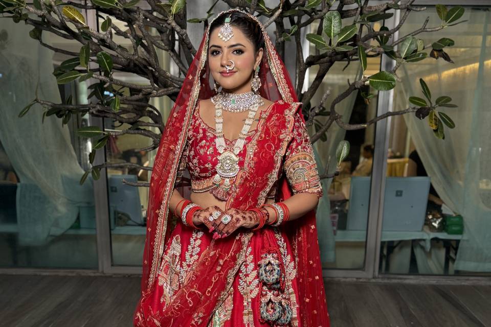 Red Lehengas