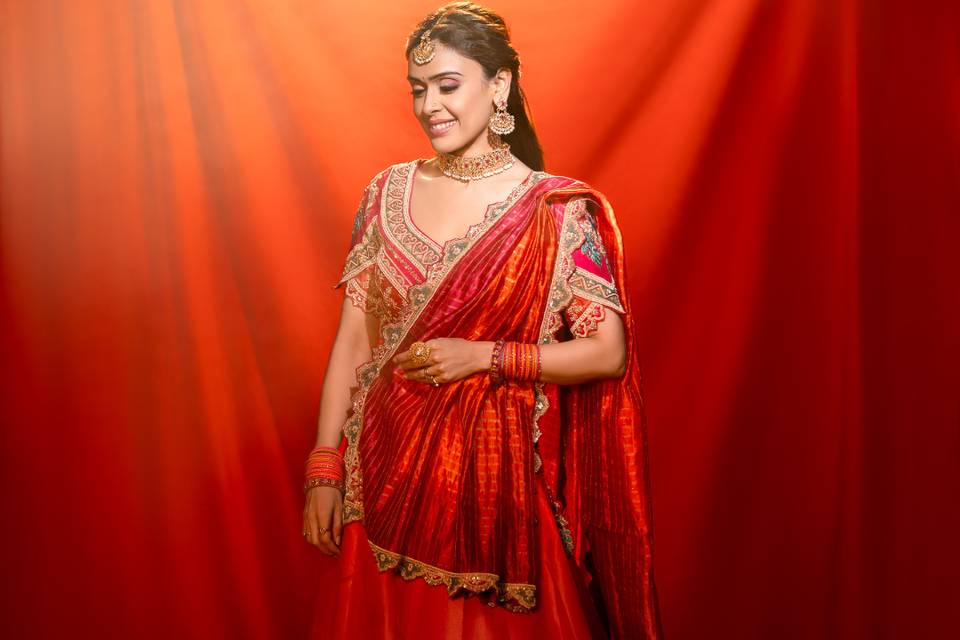Semi-bridal Lehengas