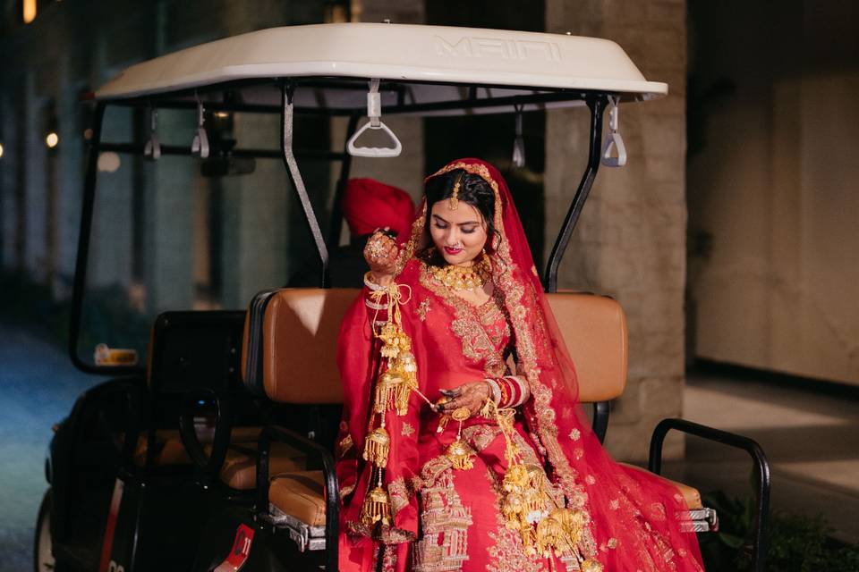 Red Bridal lehengas