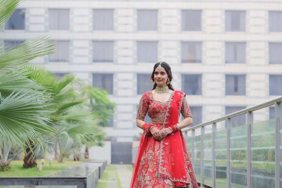 Hand-Embroidered lehenga