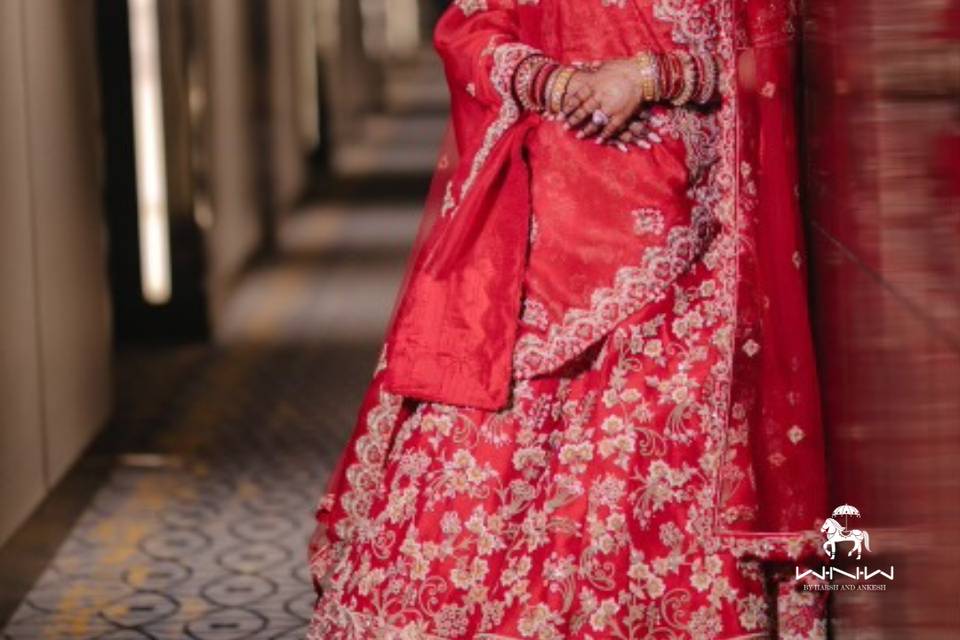 Red Bridal Lehengas