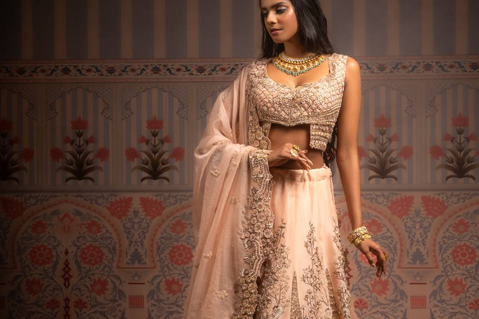 Semi-bridal Lehengas