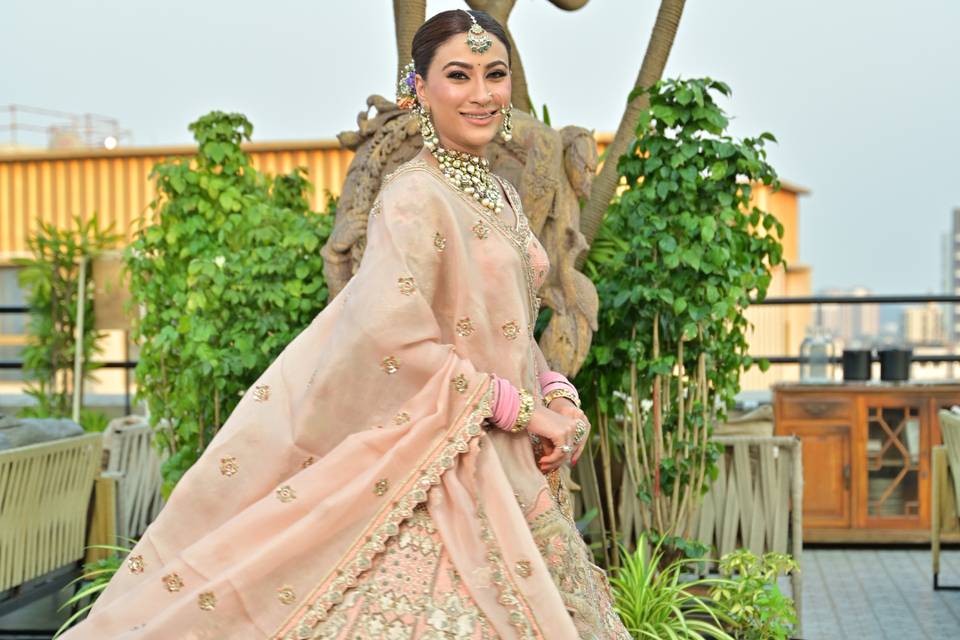 Semi-bridal Lehengas