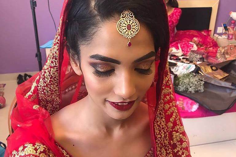 Bridal makeup