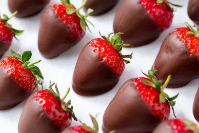 Chocolate dipped strawberry