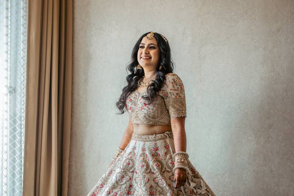 Bride Getting Ready