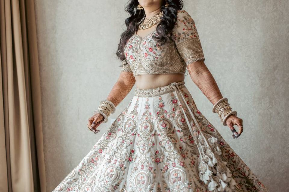 Bride Getting Ready