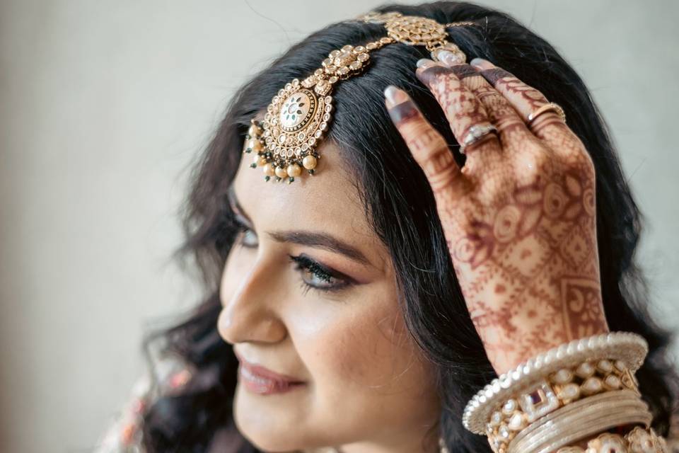 Bride Getting Ready