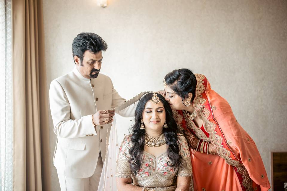 Bride Getting Ready