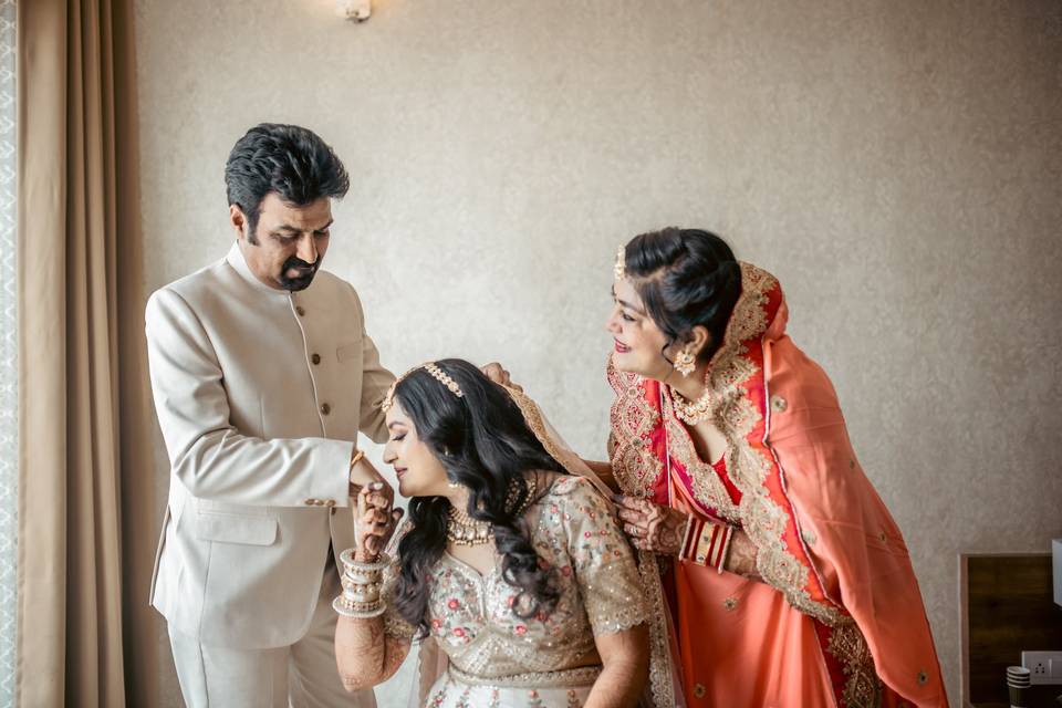 Bride Getting Ready