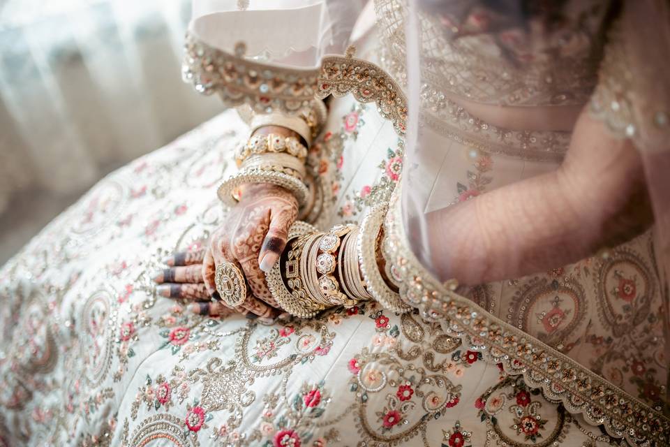 Bride Getting Ready