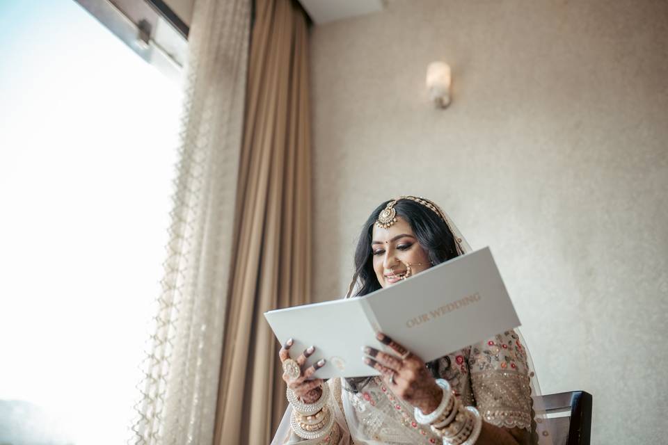 Bride Getting Ready