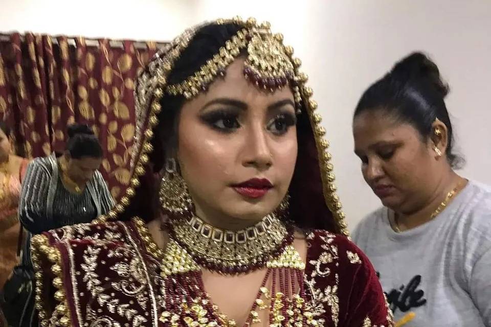 Bridal makeup