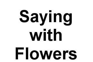 Saying with flowers logo