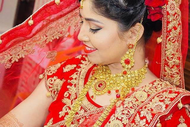 Bridal makup