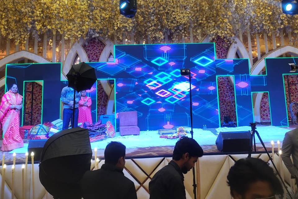 Sangeet stage