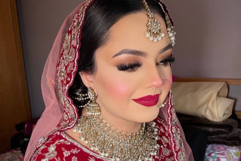 HD bridal makeup