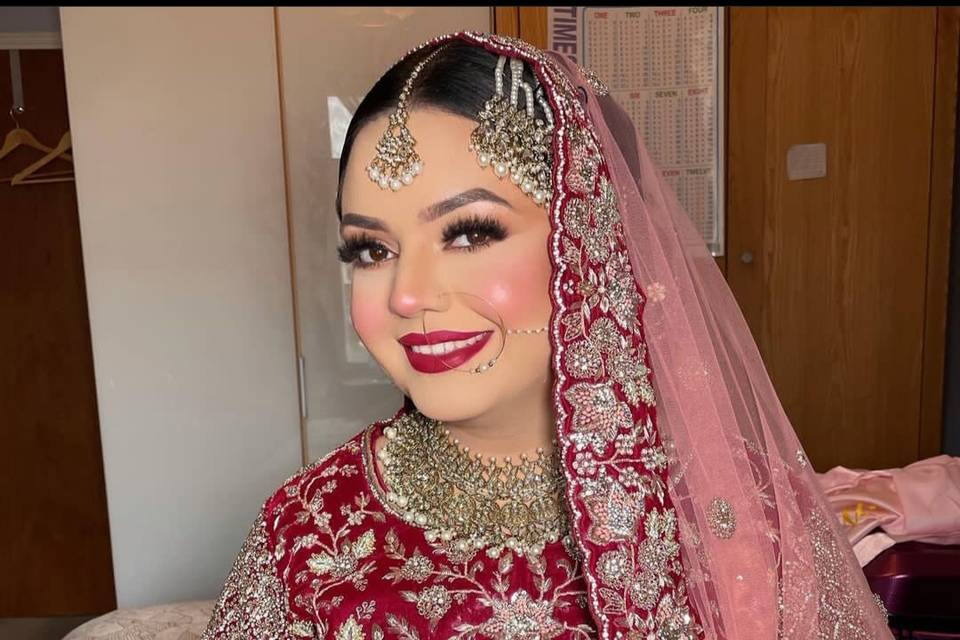 HD bridal makeup