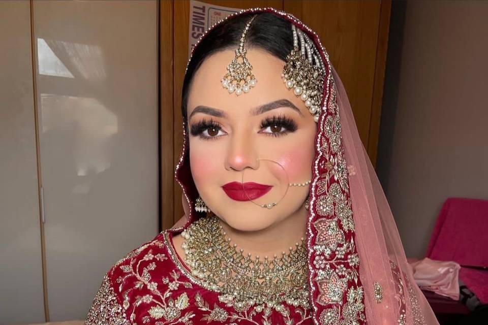 HD bridal makeup