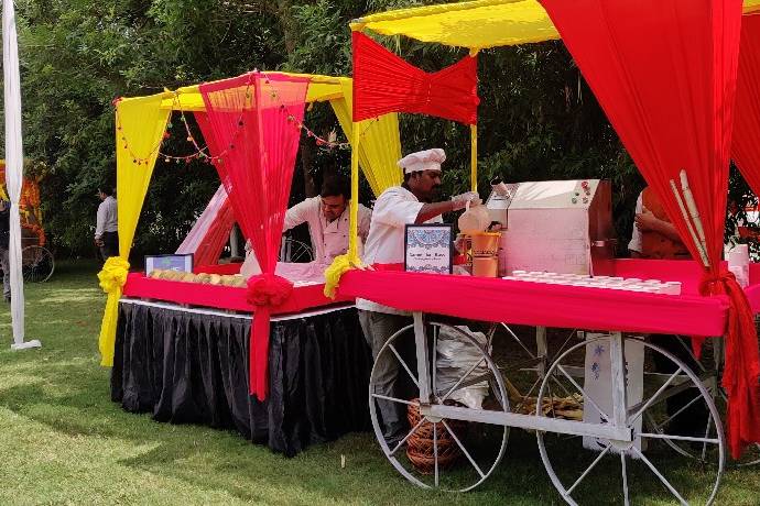 Live tender coconut stall