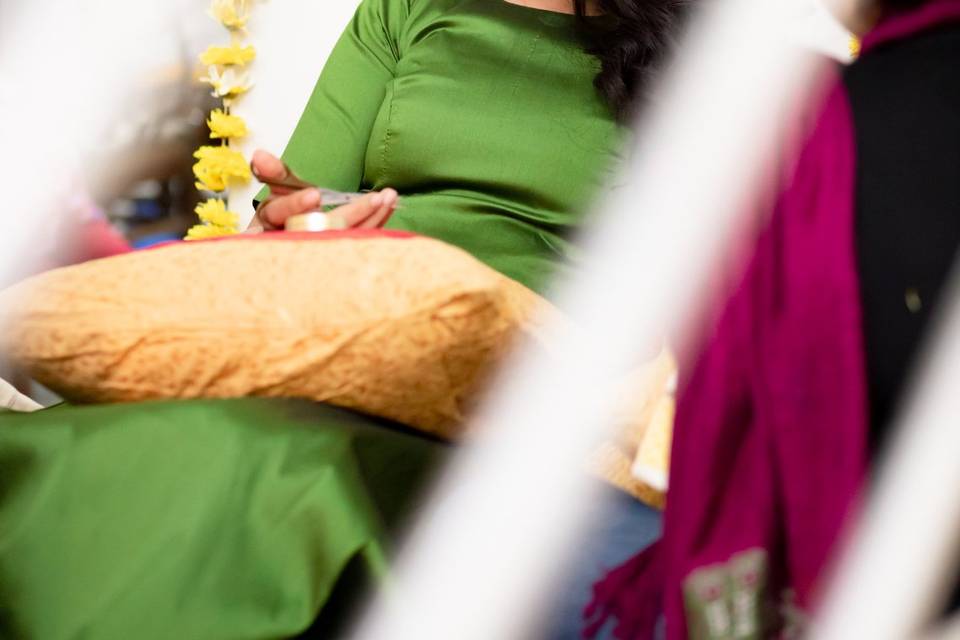 Mehendi Bride Shot