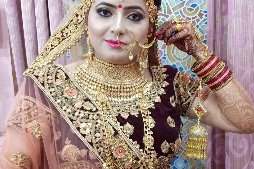 Bridal makeup