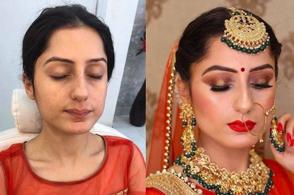 Bridal makeup