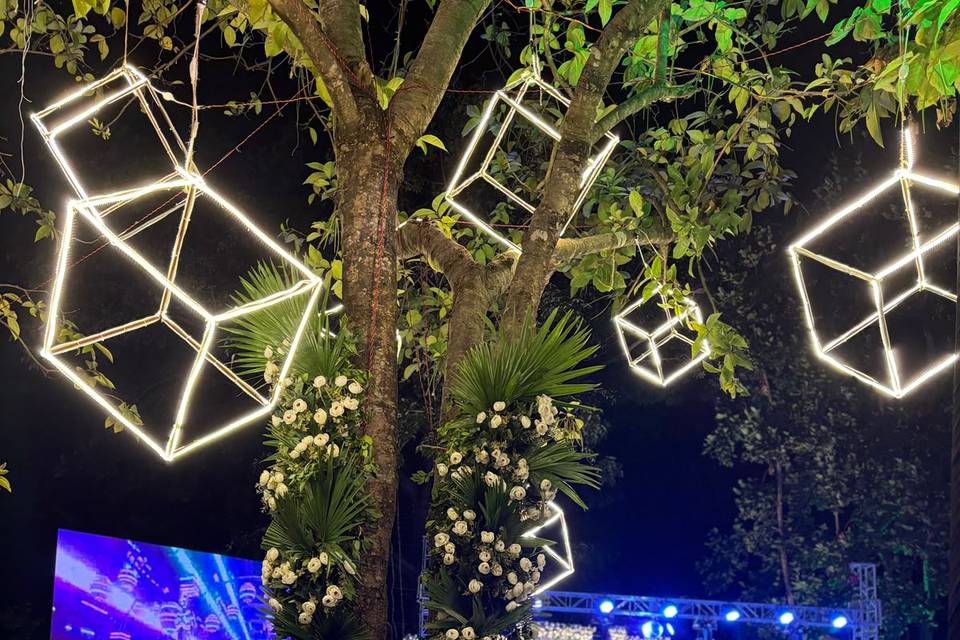 Stage with led