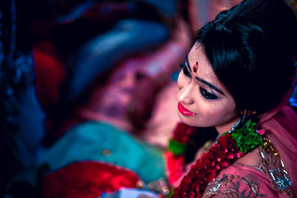 Bride in Puja