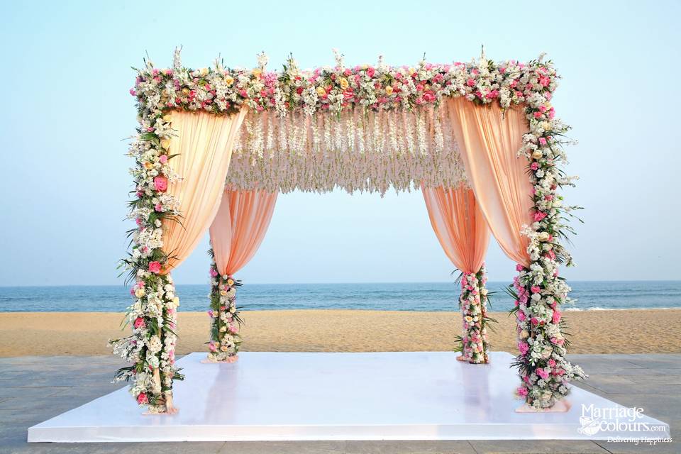 Beach Wedding Mandap