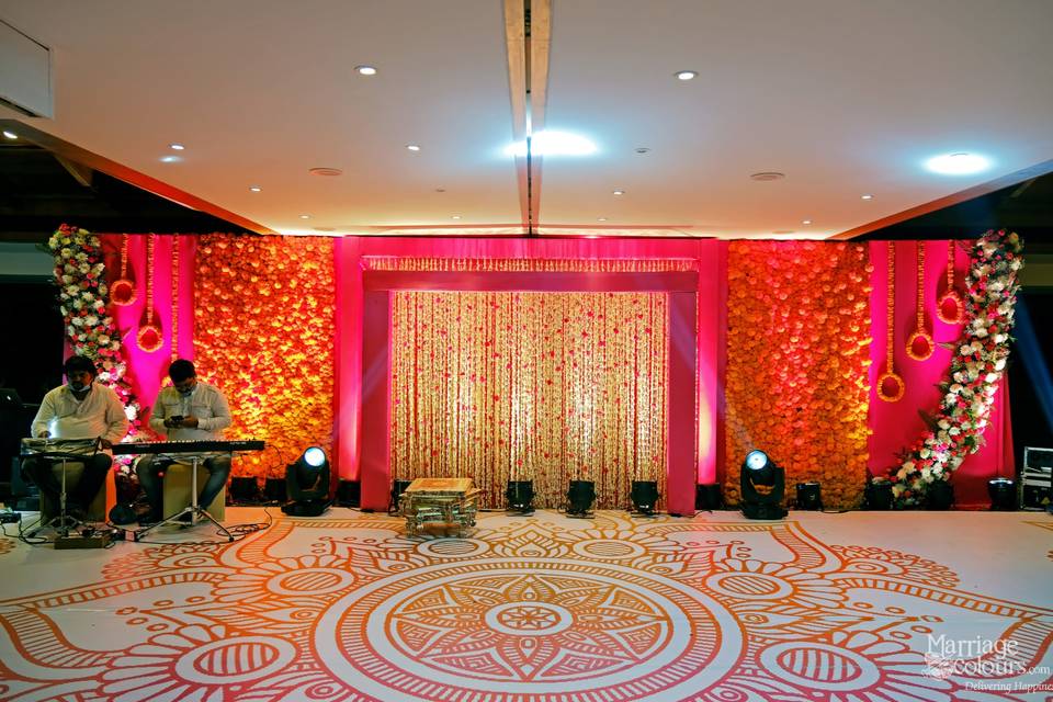 Sangeet backdrop