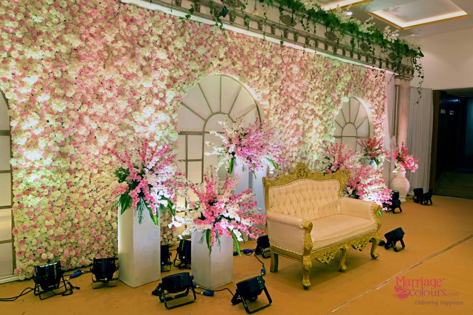Wedding Floral backdrop