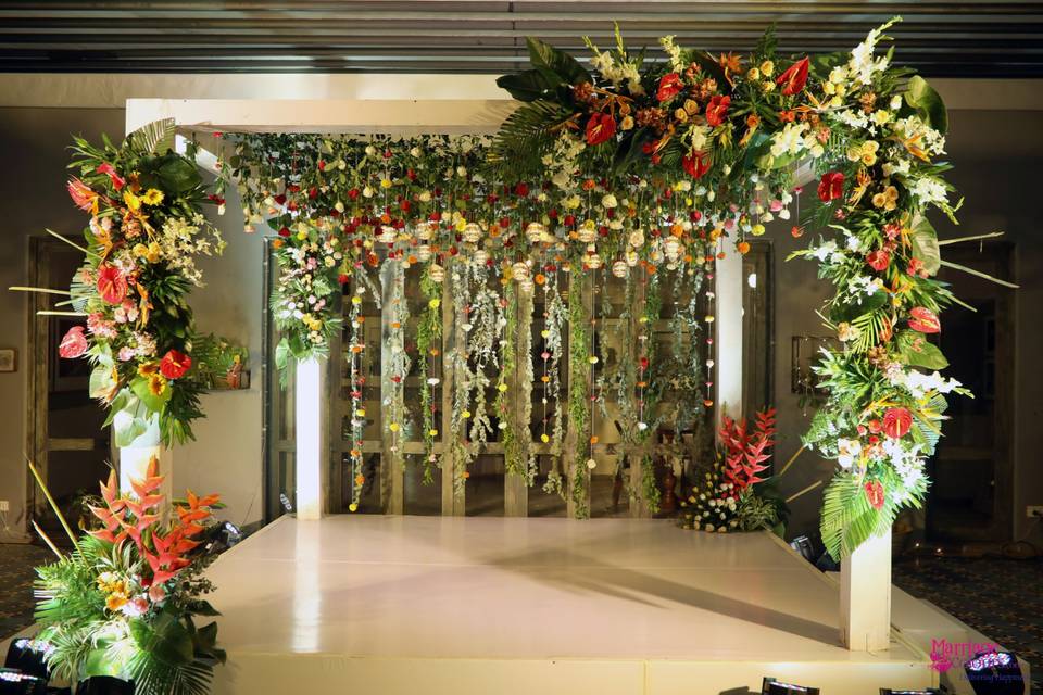 Elegant Floral Mandap