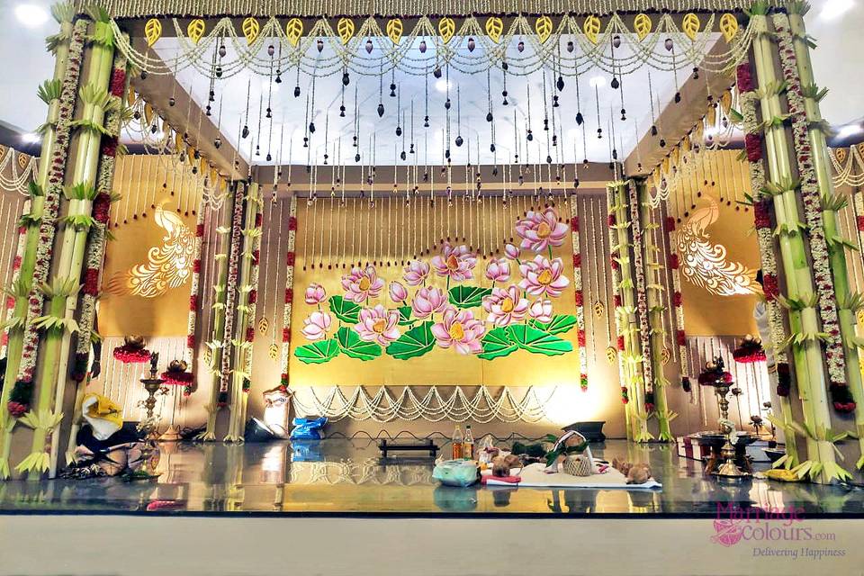 Lotus theme Mandap Décor