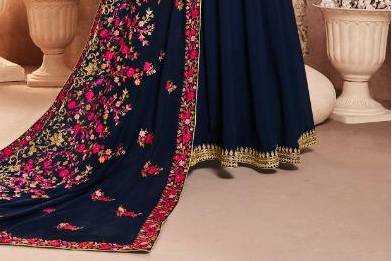 Embroidered Georgette