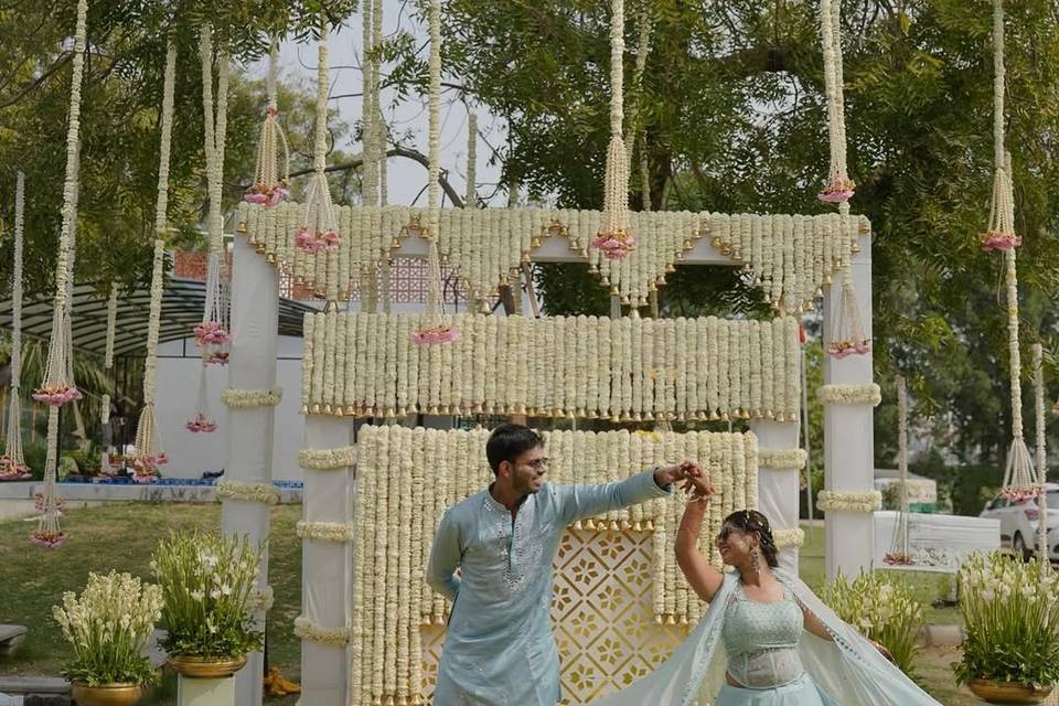 Haldi Backdrop