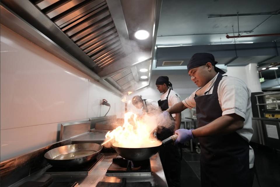 Chef in action