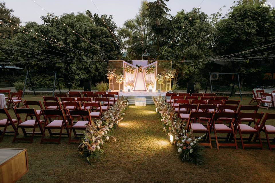 Poolside Wedding